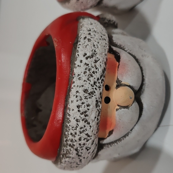 4 small holiday planters for succulents, Frosty and friends. - Picture 3 of 9